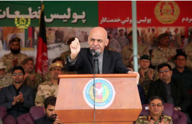 غنی :  هر کس  در برابر دولت سلاح  بر ‎دارد سرکوب می شود